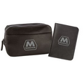 Passport wallet & travel bag set